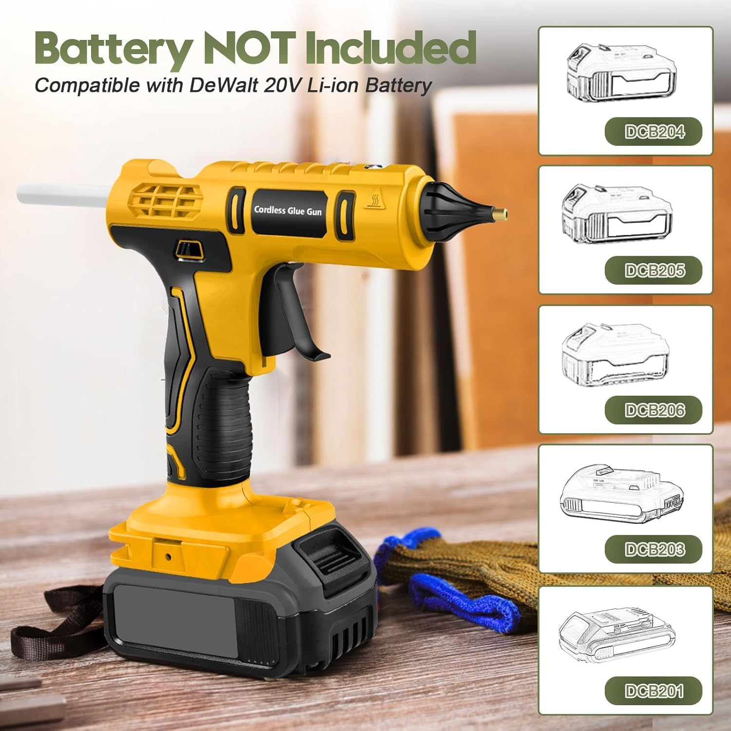 Беспроводной клеевой пистолет  – обзор и цена Hot Melt Glue Gun Cordless