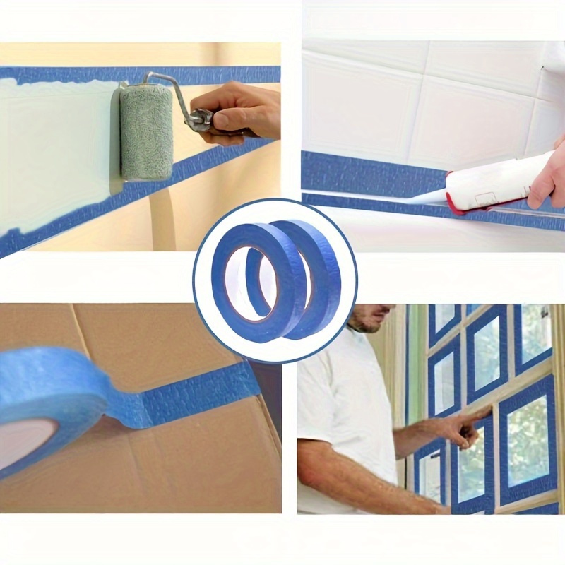 3 рулона синей малярной ленты  – обзор и цена Painting Supplies