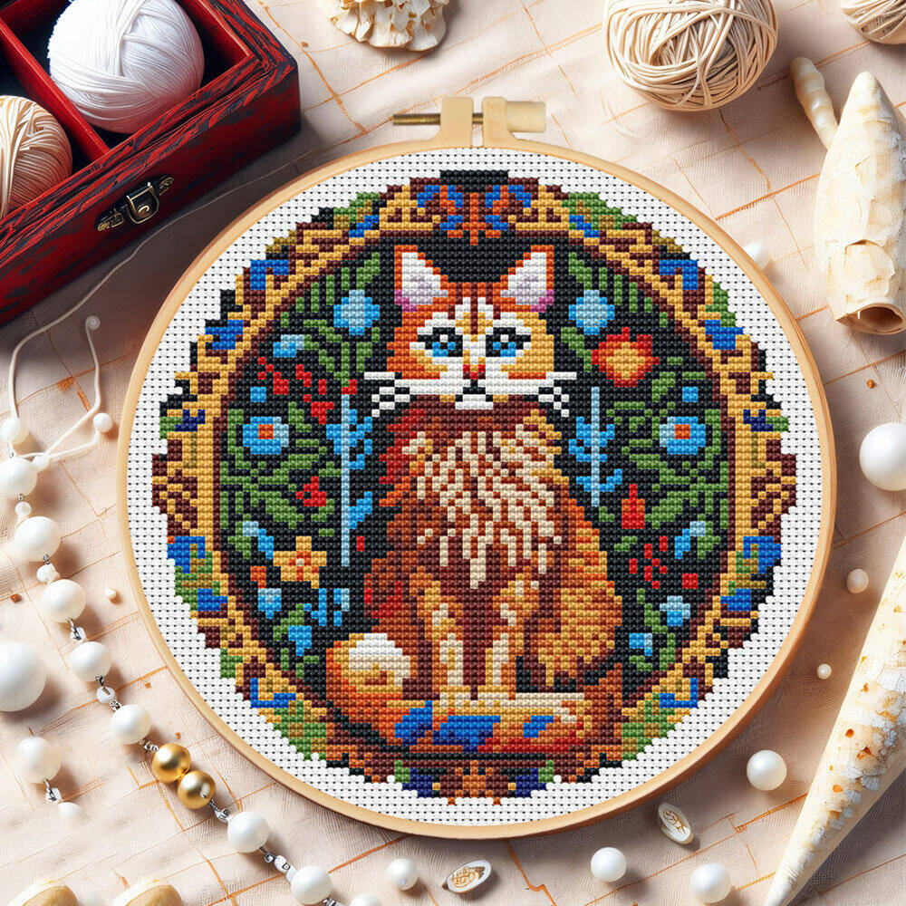 DIY вышивка крестиком кошка жи – обзор и цена Cotton Embroidery Thread Skeins