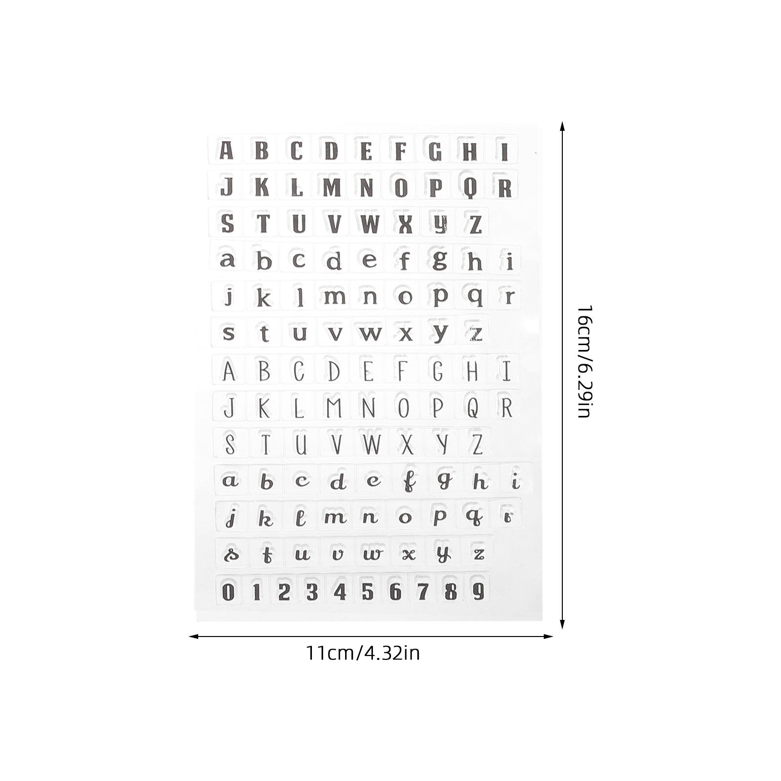 Набор из 4 прозрачных силиконо – обзор и цена Clear Silicone Stamps For Card Making