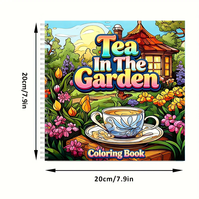 Книжка-раскраска «Чай в садах» – обзор и цена Painting Supplies